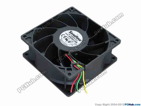 70246 Delta Electronics FFC0912DE Server - Square Fan -S83W, sq92x92x38, w25x4, 12V 1.50A Delta Electronics FFC0912DE Server - Square Fan 