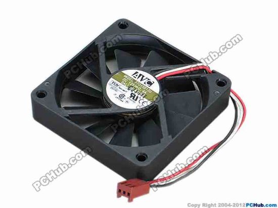 70250 AVC F7015B12U Server - Square Fan sq70x70x15, w90x3x3, 12V 0.40A AVC F7015B12U Server - Square Fan 