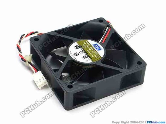 70328 AVC DA07020B12U Server - Square Fan -FAR, sq70x70x20, w140x3x3, 12V 0.70A AVC DA07020B12U Server - Square Fan 