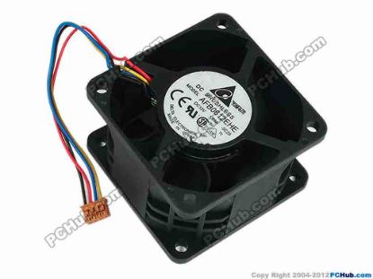 70346 Delta Electronics AFB0612EHE Server - Square Fan -5C29, sq60x60x38, w100x4x4, 12V 1.68A Delta Electronics AFB0612EHE Server - Square Fan 