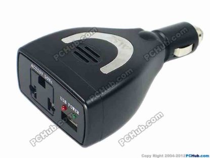 70356 Mcind Power Inverter DC Power Inverter Inverter, 08N75, 75W Mcind Power Inverter DC Power Inverter <p><strong>Convert 12V DC electricity provided by the automobile into AC power that is used by electric equipments.</strong></p>
<p><br/></p>
<p><strong>Features:</strong></p>
<ul>
<li>Automatic Low battery shut-off. </li>
<li>Automatic High battery shut-off. </li>
<li>Automatic Overheat shut-off. </li>
<li>Automatic Overload protection </li>
<li>75W Watts Continuous Power output </li>
<li>Input: 10.5-16 VDC </li>
<li>Output: AC 220 V, 60 Hz </li>
<li>USB output: DC 5V, 1.0A </li></ul>
<p><strong>&nbsp;</strong></p>
<p><strong>Usage:</strong></p>
<ul>
<li>Can be used for a notebook, cell phone, razor, digital camera, digital video, TV, CD, DVD, game machine, cleaner, refrigerator, electric light, charger and&nbsp; Various kinds of professional tools, which power consumption, are less than 75W. </li>
<li>Versatile socket, suitable for various kinds of plugs </li>
<li>USB output for charging Laptops, iPod, iPhones, Cellular •Phones, •MP3/4 •Players, Shavers and all USB gadgets. </li></ul>