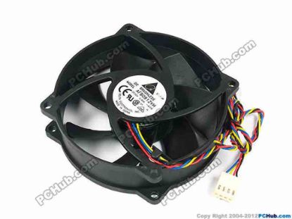 70370 Delta Electronics AFB0912VH Server - Round Fan -4J1R, dia95x95x25, w350x4x4, 12V 0.60A Delta Electronics AFB0912VH Server - Round Fan 