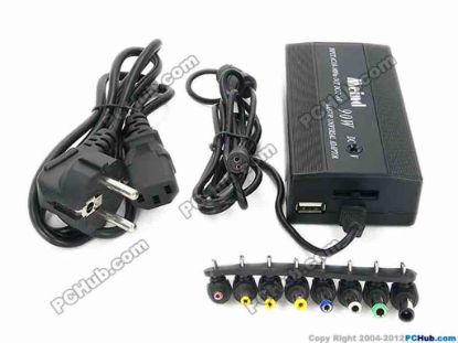 70398 Mcind AC Adapter Universal Laptop Adapter AC Adapter, 505D, 90W, UK Socket, Mcind AC Adapter Universal Laptop Adapter <p><strong>AC 100-240V that power any laptop computer and electric equipments with power input DC12V to 24V 90W<br />
</strong>With USB port output DC 5V 1A, charging Laptops, iPod, iPhones, Cellular Phones, MP3/4 Players, Shavers and many others</p>
<p>&nbsp;</p>
<p><strong>Features:</strong></p>
<ul>    
<li>Material- Case of the adapter is made of heavy duty ABS Plastic </li>    
<li>Input: AC 110 to 240V </li>    
<li>Output: DC 12V, 15, 16, 18, 19, 20, 22 and 24V Max. 90W. (Adjusted by the switch with voltage indication)) </li>    
<li>Output: USB DC 5V 1.0A </li>    
<li>Input Socket: UK socket (EU plug power cord is included) </li></ul>
<p><strong>&nbsp;</strong></p>
<p><strong>8 different sizes of tips are included:<br />
</strong>External diameter x internal diameter.</p>
<ul>    
<li>3.5x1.75mm </li>    
<li>4.0x1.7mm </li>    
<li>4.8x1.7mm </li>    
<li>5.5x1.7mm </li>    
<li>5.5x2.1mm </li>    
<li>5.5x2.5mm </li>    
<li>6.3x3.0mm </li>    
<li>6.0x1.0mm (pin inside) </li></ul>
<p>&nbsp;</p>