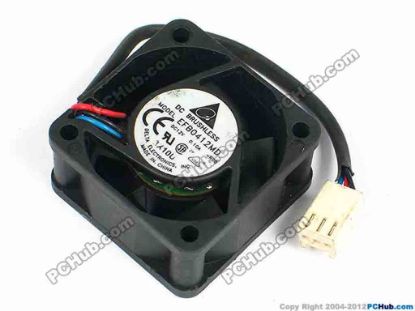 70408 Delta Electronics EFB0412MD Server - Square Fan -R00, sq40x40x20, w100x3x3, 12V 0.10A Delta Electronics EFB0412MD Server - Square Fan 