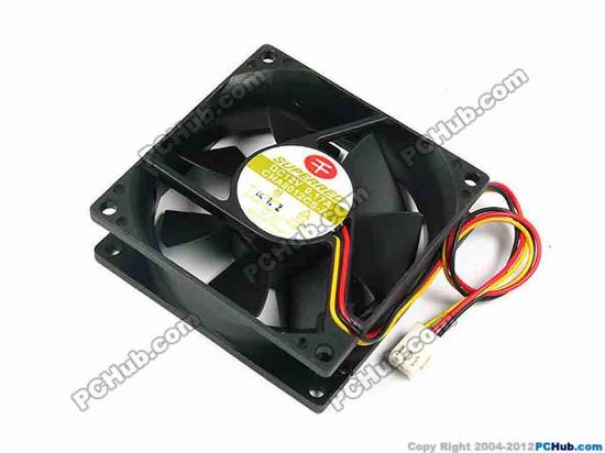 70485 Superred CHA8012CS-A Server - Square Fan sq80x80x25, w220x3x3, 12V 0.17A Superred CHA8012CS-A Server - Square Fan 