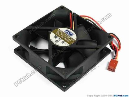 70577 AVC F8025B12UB Server - Square Fan sq80x80x25, w160x3x3, 12V 0.35A AVC F8025B12UB Server - Square Fan 