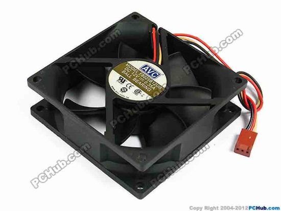 70577 AVC F8025B12UB Server - Square Fan sq80x80x25, w160x3x3, 12V 0.35A AVC F8025B12UB Server - Square Fan 