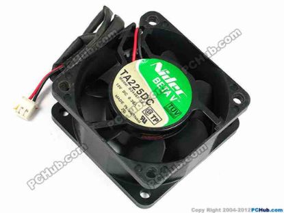 70581 Nidec B34467-33 Server - Square Fan sq60x60x25, w245x2x2, 12V 0.35A Nidec B34467-33 Server - Square Fan 