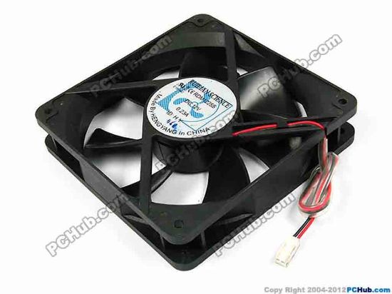 70590 RUILIAN / HENG YANG RDM1225S Server - Square Fan sq120x120x25, w145x2x2, 12V 0.23A RUILIAN / HENG YANG RDM1225S Server - Square Fan 