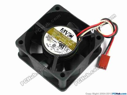 70613 AVC F6025B12M Server - Square Fan sq60x60x25, w110x3x3, 12V 0.14A AVC F6025B12M Server - Square Fan 