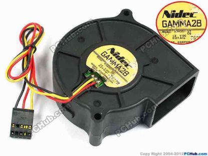 70675 Nidec A34351-57 Server - Blower Fan CQ, bw75x75x30, w295x3x5, 12V 0.27A Nidec A34351-57 Server - Blower Fan 