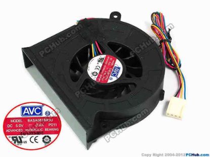 70744 AVC BASA0819R5U Server - Blower Fan P011, bw80x79x19, w350x4x4, 5V 0.6A AVC BASA0819R5U Server - Blower Fan 