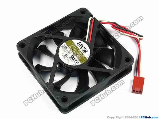 70760 AVC F7015R12MY Server - Square Fan sq70x70x15, w155x3x3, 12V 0.2A AVC F7015R12MY Server - Square Fan 