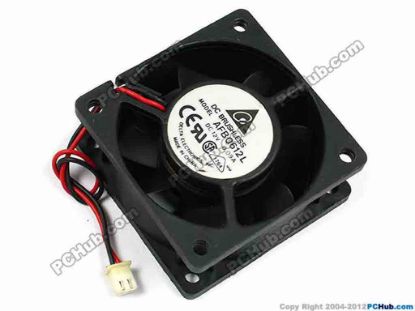 70768 Delta Electronics AFB0612L Server - Square Fan sq60x60x25, w105x2x2, 12V 0.09A Delta Electronics AFB0612L Server - Square Fan 