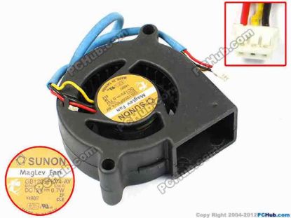 71037 SUNON GB1205PKV4-AY Server - Blower Fan S36.R, bw50x50x20, w180x3x3, 12V 0.7W SUNON GB1205PKV4-AY Server - Blower Fan 