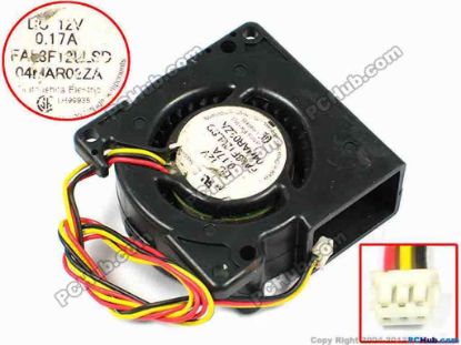 71039 Panaflo / Matsushita FAL8F12LLSD Server - Blower Fan bw50x50x20, w260x3x3, 12V 0.17A Panaflo / Matsushita FAL8F12LLSD Server - Blower Fan 