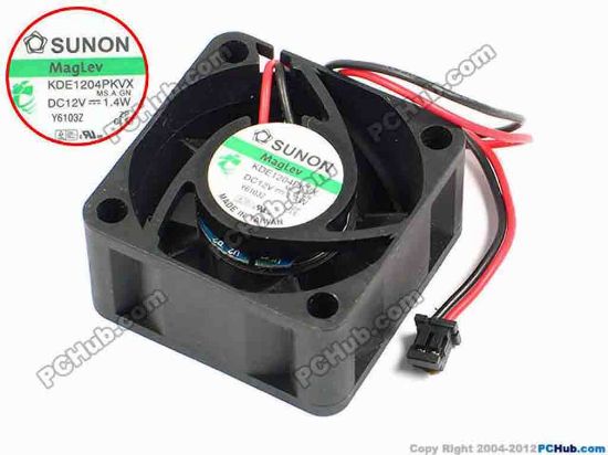 71090 SUNON KDE1204PKVX Server - Square Fan MS.A.GN, sq40x40x20, w160x2x2, 12V 1.4W SUNON KDE1204PKVX Server - Square Fan 