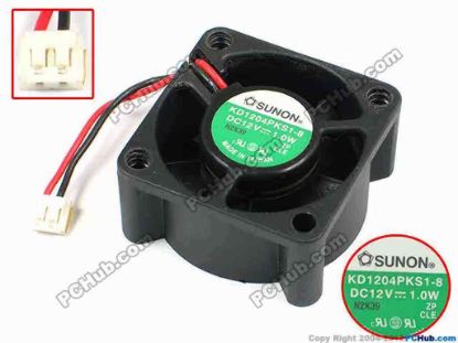 71141 SUNON KD1204PKS1-8 Server - Square Fan sq40x40x20, w45x2x2, 12V 1.0W SUNON KD1204PKS1-8 Server - Square Fan 