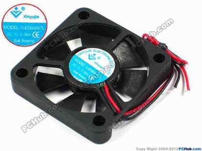 71261 Xinyujie DC- Bearing OEM- Square Fan XJ05B4007L, w120x2, 0.08A Xinyujie DC- Bearing OEM- Square Fan 