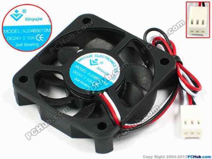 71341 Xinyujie DC- Bearing OEM- Square Fan XJ24B5010M, w190x3X3, 0.10A Xinyujie DC- Bearing OEM- Square Fan 