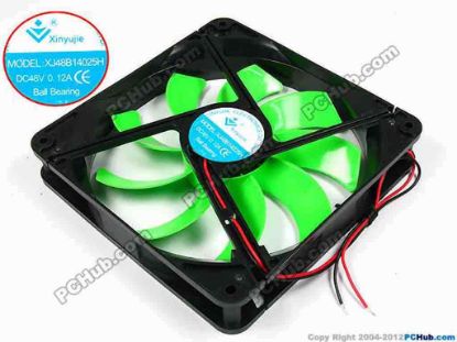 71941 Xinyujie DC- Bearing OEM- Square Fan XJ48B14025H, w215x2, 0.12A Xinyujie DC- Bearing OEM- Square Fan 