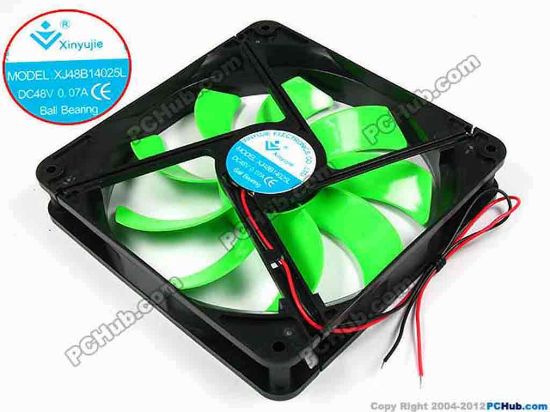 71943 Xinyujie DC- Bearing OEM- Square Fan XJ48B14025L, w215x2, 0.07A Xinyujie DC- Bearing OEM- Square Fan 