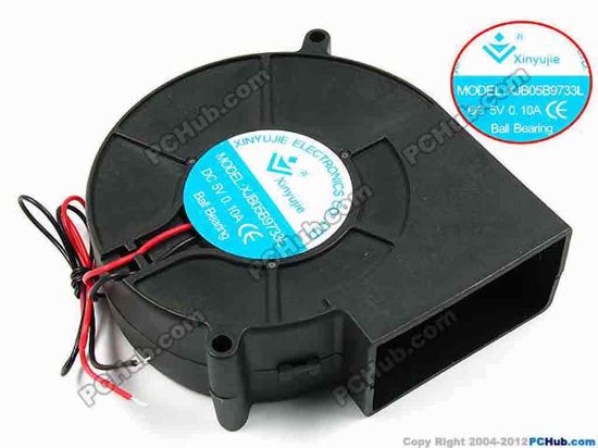 72098 Xinyujie DC- Bearing OEM- Blower Fan XJB05B9733L, w265x2, 0.10A Xinyujie DC- Bearing OEM- Blower Fan 