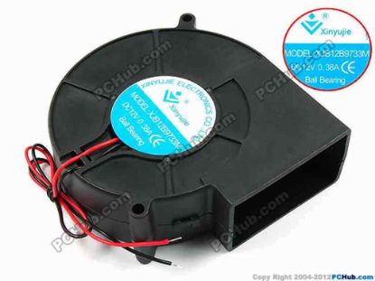 72100 Xinyujie DC- Bearing OEM- Blower Fan XJB12B9733M, w265x2, 0.38A Xinyujie DC- Bearing OEM- Blower Fan 
