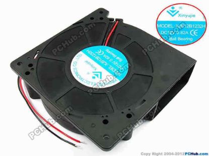 72177 Xinyujie DC- Bearing OEM- Blower Fan XJB12B1232H, w235x2, 0.82A Xinyujie DC- Bearing OEM- Blower Fan 