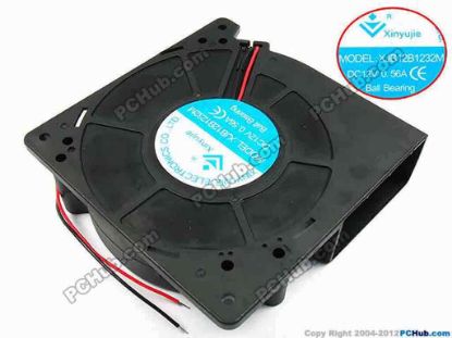 72179 Xinyujie DC- Bearing OEM- Blower Fan XJB12B1232M, w235x2, 0.56A Xinyujie DC- Bearing OEM- Blower Fan 