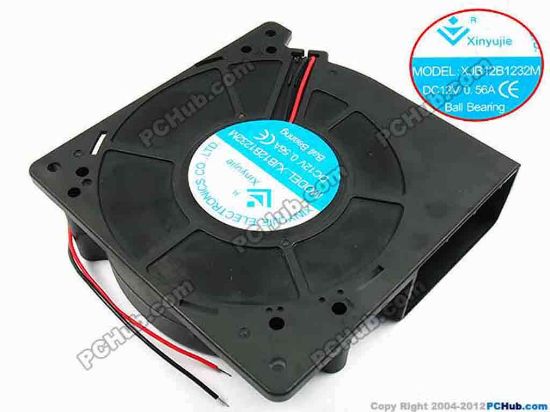 72179 Xinyujie DC- Bearing OEM- Blower Fan XJB12B1232M, w235x2, 0.56A Xinyujie DC- Bearing OEM- Blower Fan 