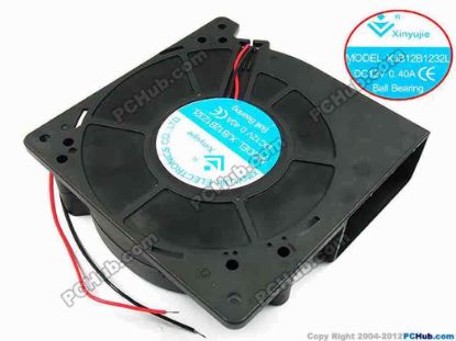 72183 Xinyujie DC- Bearing OEM- Blower Fan XJB12B1232L, w235x2, 0.40A Xinyujie DC- Bearing OEM- Blower Fan 