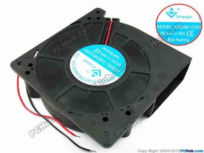 72186 Xinyujie DC- Bearing OEM- Blower Fan XJB24B1232H, w235x2, 0.48A Xinyujie DC- Bearing OEM- Blower Fan 