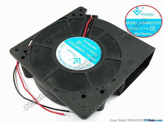 72234 Xinyujie DC- Bearing OEM- Blower Fan XJB48B1232H, w235x2, 0.11A Xinyujie DC- Bearing OEM- Blower Fan 