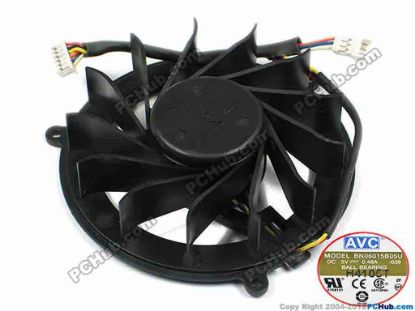 72449 AVC BN06015B05U Cooling Fan  -039, dia65x16, w115x6x6, 5V 0.48A, Bare Fan AVC BN06015B05U Cooling Fan  