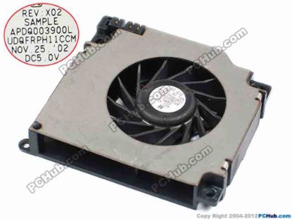 72728 Panasonic UDQFRPH11CCM Cooling Fan  bw60x55x12, 4-Pin, 5V, Bare Fan Panasonic UDQFRPH11CCM Cooling Fan  