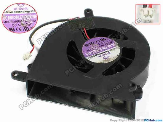 72730 Bi-Sonic HP501405H-02 Cooling Fan  C1, bw60x60x15, w60x2x2, 5V 0.35A, Bare Fan Bi-Sonic HP501405H-02 Cooling Fan  
