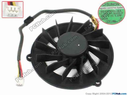 72777 SUNON 054509VH-8A Cooling Fan  11.MS.V1.B592.F, dia48.5x11, w100x3x3, 5V 1.5W, Ba SUNON 054509VH-8A Cooling Fan  