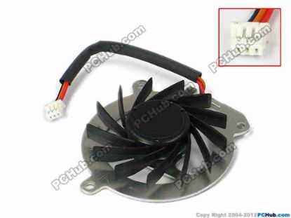 74090 IBM Thinkpad G40 Series Cooling Fan  dia41.5x41.5x10, w60x3x3, Bare Fan IBM Thinkpad G40 Series Cooling Fan  