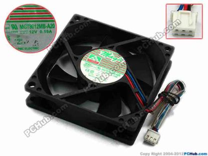 74556 Protechnic Magic MGT8012MB-A20 Server - Square Fan sq80x80x20, w100x3x3, 12V 0.19A  Protechnic Magic MGT8012MB-A20 Server - Square Fan 