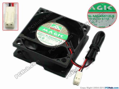 74560 Protechnic Magic MGA6012LS Server - Square Fan sq60x60x20, w130x2x2, 12V 0.11A  Protechnic Magic MGA6012LS Server - Square Fan 