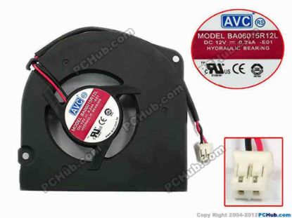 75148 AVC BA06015R12L Server - Blower Fan -E01, bw62x60x13, w95x2x2, 12V 0.24A AVC BA06015R12L Server - Blower Fan <p style="margin: 0px; text-align: justify;"><br />
</p>