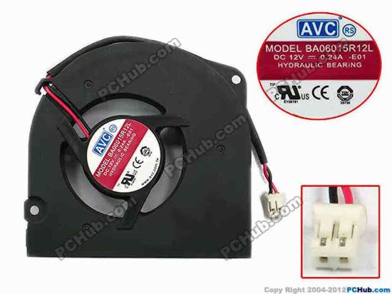 75148 AVC BA06015R12L Server - Blower Fan -E01, bw62x60x13, w95x2x2, 12V 0.24A AVC BA06015R12L Server - Blower Fan <p style="margin: 0px; text-align: justify;"><br />
</p>