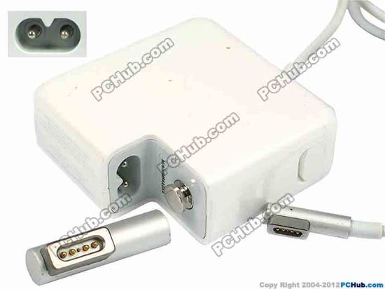 75334 Apple Common Item (Apple) AC Adapter- Laptop A1330, 16.5V 3.65A, 60W Apple Common Item (Apple) AC Adapter- Laptop <span class="span11" id="ctl00_ContentPlaceHolder1_ItemDesc1_lblItemDescription">Apple 85W MagSafe Power Adapter (For MacBook Pro 12.1&quot;)<br />
Model: A1330<br />
<font color="#000000" face="Arial">ADP-60AD D</font><br />
<br />
&nbsp; - All MacBooks and MacBook Airs up to Mid 2011
<div>&nbsp; - All 13&quot; Unibody MacBook Pros</div>
<div>&nbsp; - 2.53 GHz (Mid 2009) 15&quot; Unibody MacBook Pros<br />
<br />
</div>INPUT: 100-240V~ 1.5A, 50-60Hz<br />
OUTPUT: 16.5V 3.65A 60W<br />
<br />
Dimensions: 74 x 74 x 29 mm 
<p>*Please take note, 2 wire AC <a href="http://www.pchub.com/uph/category/356/Power-Core.html">power cord</a> not included.</p>
<p></p></span>