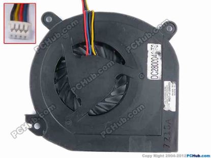 76165 Toshiba MCF-J13BM05 Cooling Fan  w45x4x4, 5V , Bare Fan Toshiba MCF-J13BM05 Cooling Fan  