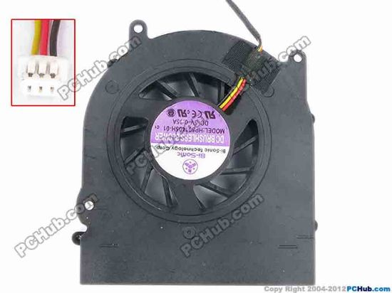 76167 Bi-Sonic HP501405H-01 Cooling Fan  C1, w35x3x3, 5V 0.35A, Bare Fan Bi-Sonic HP501405H-01 Cooling Fan  