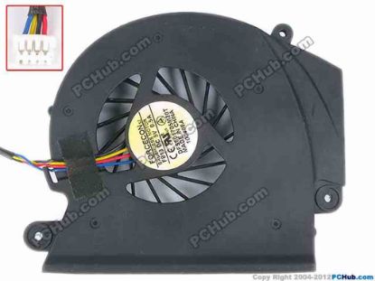 76168 Forcecon DFS601705M20T Cooling Fan  F813, w50x4x4, 5V 0.5A, Bare Fan Forcecon DFS601705M20T Cooling Fan  