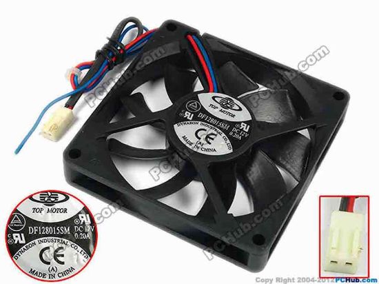 77370 TOP MOTOR DF128015SM Server - Square Fan sq80x80x15, w165x3x2, 12V 0.20A TOP MOTOR DF128015SM Server - Square Fan 