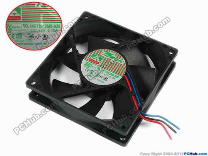 77391 Protechnic Magic MGT8012MB-A20 Server - Square Fan sq80x80x20, w30x3, 12V 0.19A Protechnic Magic MGT8012MB-A20 Server - Square Fan 