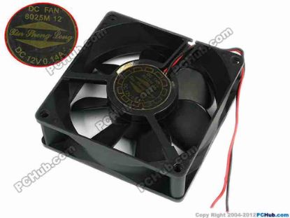77406 Y.L FAN / Yate Loon 8025M Server - Square Fan sq80x80x25, 2-Wire, 12V 0.14A Y.L FAN / Yate Loon 8025M Server - Square Fan 